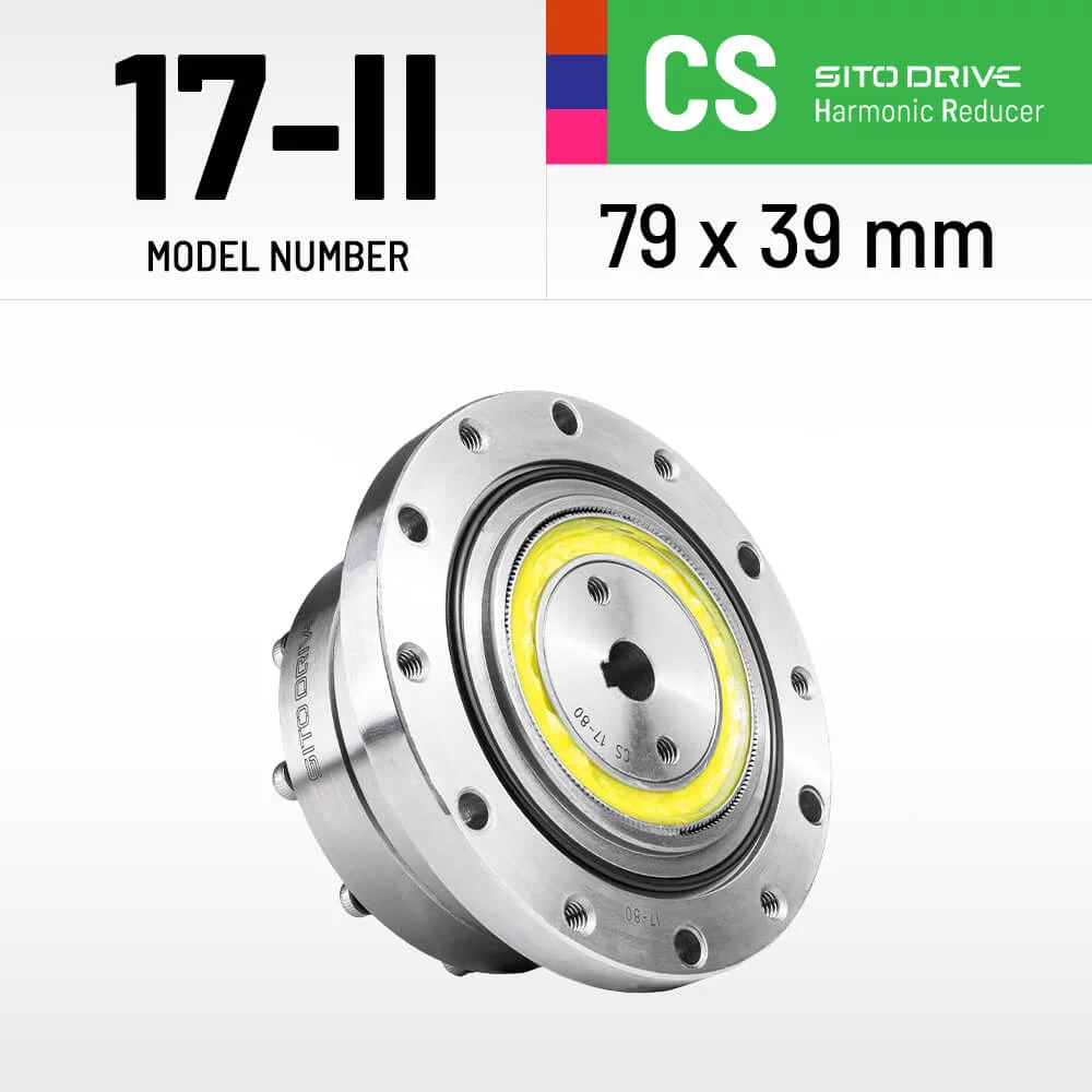 SitoDrive CS-17-II Harmonic Drive CSF-17-II High Precision Strain Wave Gear Reducer for Automation Robot Medical Stepper Motor